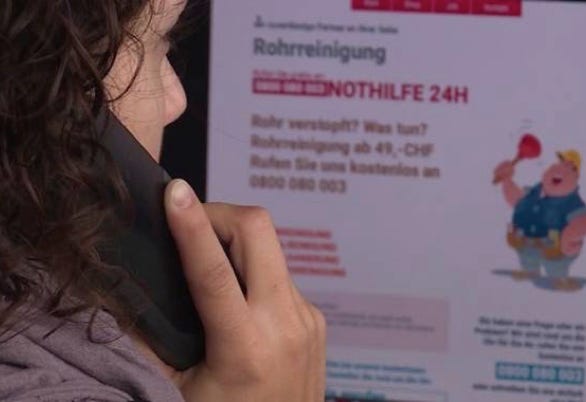 Dubiose Rohrreinigungs-Firma zockt Aargauer ab!