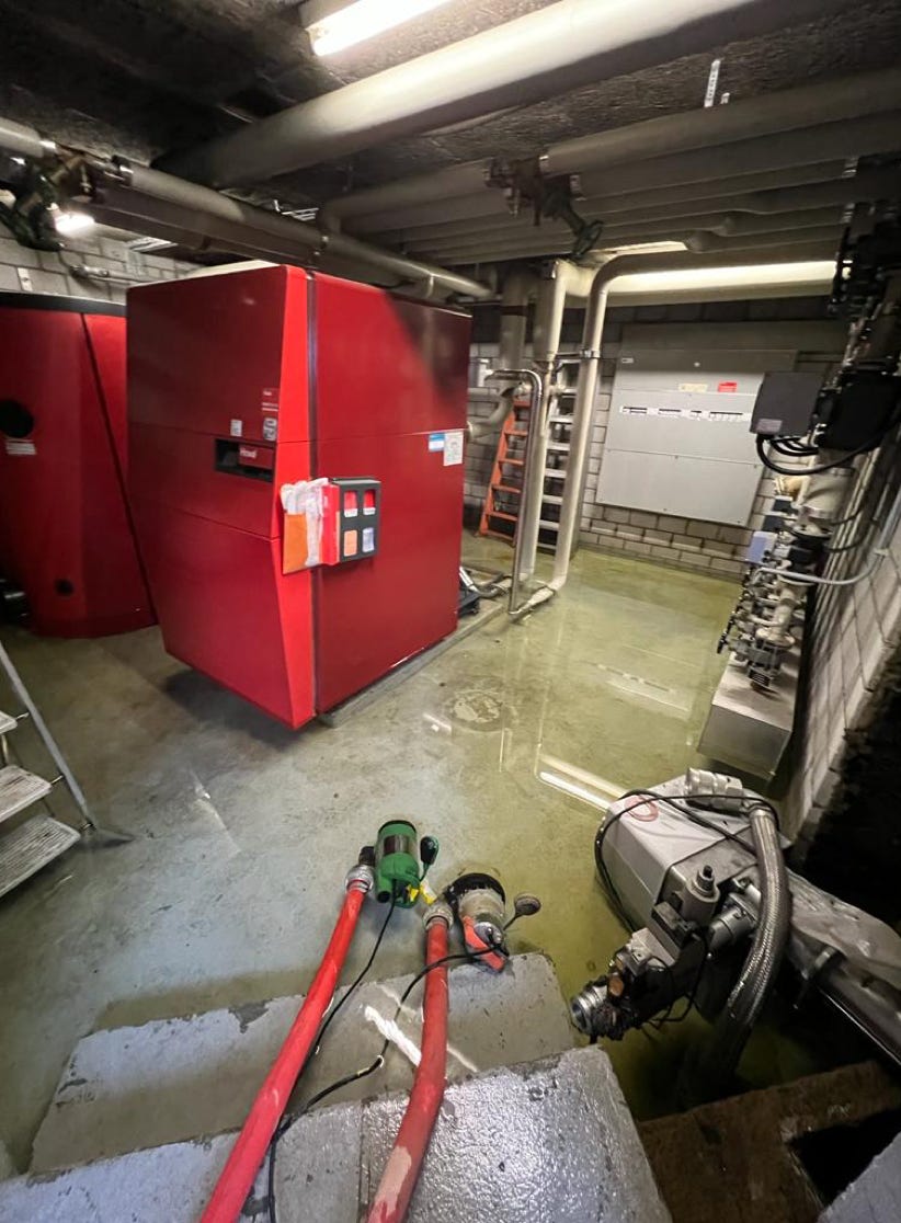 Heizung unter Wasser! Prokanal ist jederzeit für Sie da